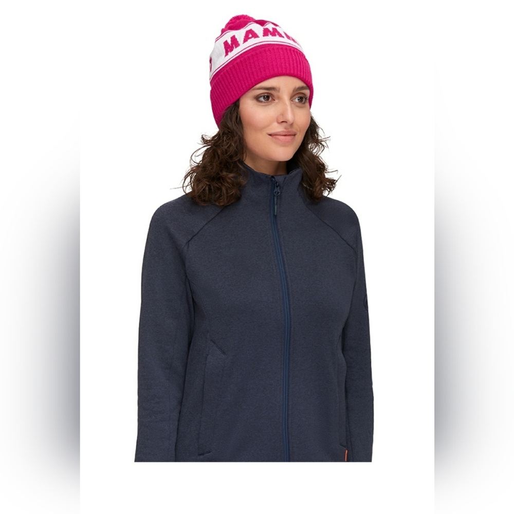MAMMUT NWT Peaks Beanie Knitted LOGO Wool Blend - O/S